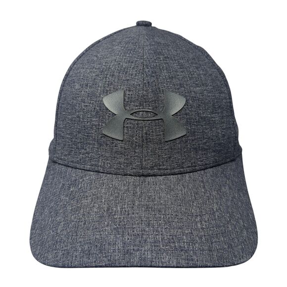 Under Armour CoolSwitch Fitted Hat Blue M/L Logo 6 Panel Outdoor - Picture 1 of 8